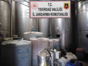 Şarköy’de 52 Ton Kaçak İçki Ele Geçirildi
