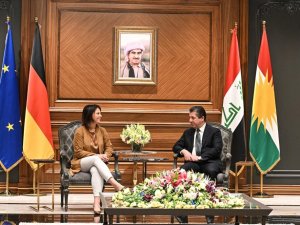 Almanya Dışişleri Bakanı Baerbock, Ikby Başkanı Barzani İle Görüştü