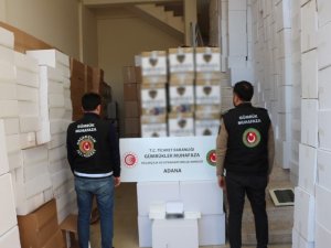 Gümrük Muhafaza Ekipleri Adana’da 11 Milyon Adet Makaron Ele Geçirdi