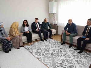 Erzincan’a Gelen Afetzede Aileler Ziyaret Edildi