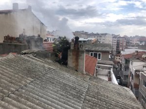 Bandırma’da Baca Yangını Mahalleliyi Korkuttu