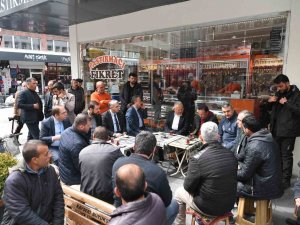 Başkan Büyükkılıç, Vali Çiçek İle Birlikte Esnaf Ziyaretinde