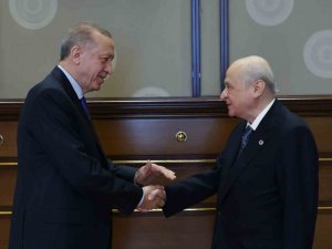 Cumhurbaşkanı Erdoğan, Mhp Genel Başkanı Bahçeli İle Görüştü