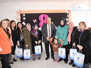 Başkan Çerçi Kursiyerlerin Kadınlar Gününü Kutladı
