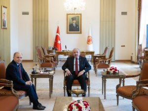 Tbmm Başkanı Şentop, İ̇hlas Medya Ankara Temsilcisi Kahraman’ı Kabul Etti