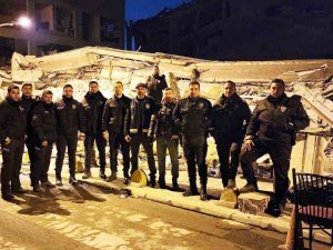 Aydın Emniyeti Deprem Bölgesinde Huzur Ve Güvenlik İçin Görev Yapıyor