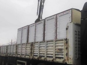 Güroymak’ta Üretilen Seyyar Duş Ve Tuvaletler Deprem Bölgelerine Gönderildi