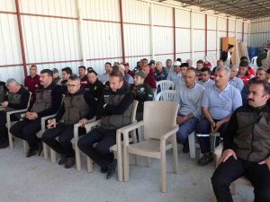 Yangın Personeli İ̇şbaşı Eğitiminde İken Gelen Yangın İhbarı, Ekipleri Harekete Geçirdi