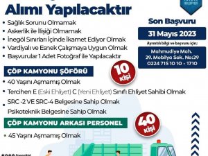 İ̇negöl Belediyesi 50 Personel Alacak