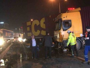 Basın Ekspres Yolunda Alkollü Tır Sürücüsü Dehşet Saçtı