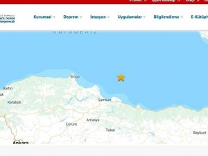 Samsun Açıklarında 4 Büyüklüğünde Deprem