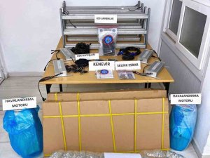 Evinde Uyuşturucu İmal Düzeneği Kurmuş