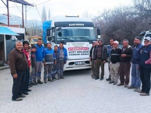 Çameli’nden Deprem Bölgesine Odun Desteği