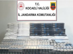Kocaeli’de Bin 280 Paket Kaçak Sigara Ele Geçirildi
