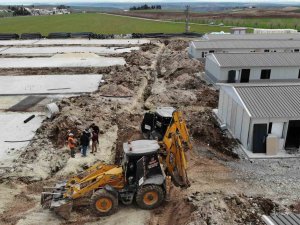 Adıyaman’da Geçici Konut Ve Altyapı Çalışmaları Devam Ediyor