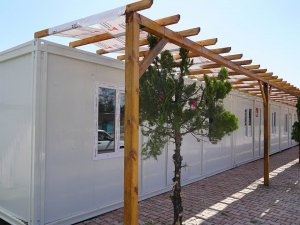 Ballıca Prefabrik Çarşı Hizmete Hazır