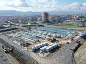 Defne’de İnşa Edilen Konteyner Kentte Bin 200 Depremzede Barınacak