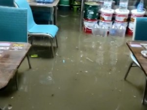 Yarım Saat Yapmur Yağdı, Cadde Ve İş Yerleri Sular Altında