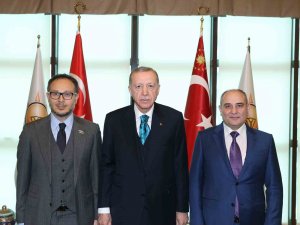 Cumhurbaşkanı Erdoğan, Yeni Azerbaycan Partisi Heyetini Kabul Etti