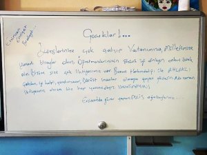 Erzincan Polisinden Duygulandıran Not