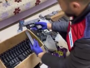 Jandarmadan Elektrikçi Görünümlü Silah İmalathanesine Baskın