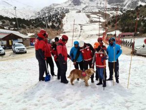 Ergan Dağında Çığ Tatbikatı Yapıldı