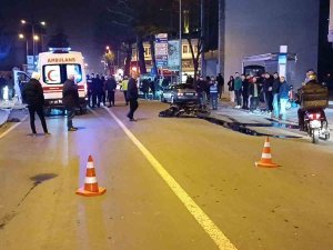 Motosiklet İle Arazi Aracı Çarpıştı: 1 Yaralı