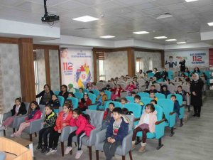 Öğrencilere 112 Acil Çağrı Merkezi Tanıtıldı