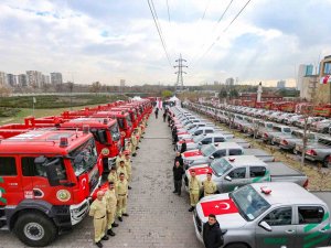 Denizli’nin Ateş Savaşçıları 7 Arazöz Ve 3 İlk Müdahale Aracıyla Güçlendi