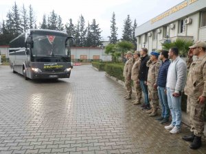 Deprem Bölgesinde Görevini Tamamlayan Komandolar Uğurlandı