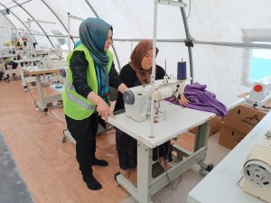 Muğla Milli Eğitim Müdürlüğü Islahiye’de Dikiş Atölyesi Kurdu