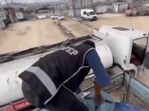 Gaziantep’te 4 Bin 500 Litre Kaçak Akaryakıt Ele Geçirildi
