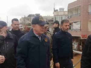 Üç Bakan Sel Bölgesinde İnceleme Yaptı