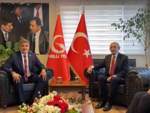 Chp Genel Başkanı Kılıçdaroğlu, Milli Yol Partisi Başkanı Çayır’ı Ziyaret Etti