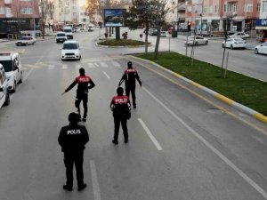 Aksaray’da Dron Destekli “Türkiye Huzur Güven” Uygulaması