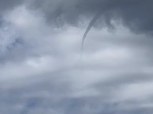 Denizde Çıkan Hortum Karaya Ulaşmadan Kayboldu