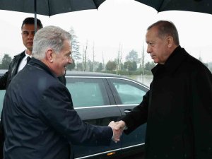 Cumhurbaşkanı Erdoğan, Finlandiya Cumhurbaşkanı Sauli Niinistö ‘Yü Resmi Törenle Karşıladı