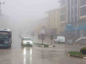 Karabük’te Sağanak Ve Sis Etkili Oluyor