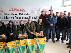 İ̇nönü’de 582 Dekar Mera Alanı Islah Ediliyor