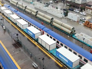 Sakarya’dan İ̇skenderun’a Kardeşlik Treni: 40 Konteyner Daha Yola Çıktı