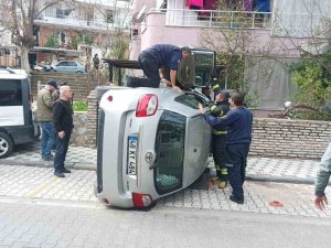 Tek Taraflı Kazada 1 Kişi Yaralandı