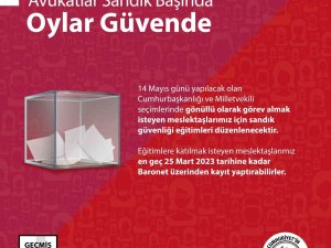 Ankara Barosu’ndan Avukatlara "Sandık Güvenliği Eğitimi"
