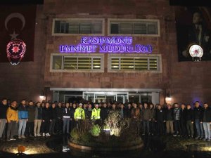 Kastamonu’dan 100 Polis Deprem Bölgesine Uğurlandı