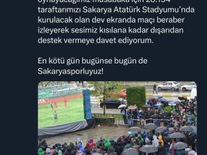 Sakaryaspor Kulüp Başkanı Genç’ten Taraftara Davet