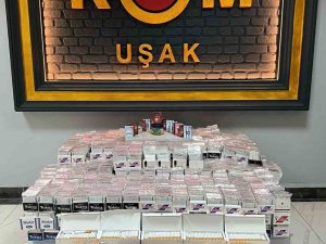 Uşak’ta Kaçak Tütün Operasyonu; Binlerce Paket Makaron Ve Nargile Tütünü Ele Geçirildi