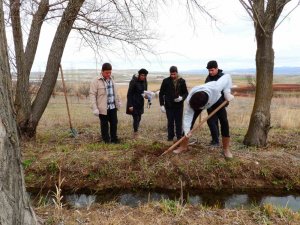 Kuluçkaya Yatan Kuşlar İçin 125 Söğüt Fidanı Dikildi
