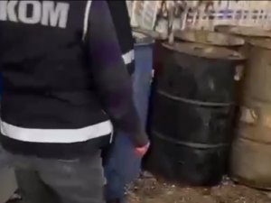 Nizip’te 2 Bin 500 Litre Kaçak Akaryakıt Ele Geçirildi