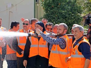 İ̇mamlar ‘Ya Allah Bismillah’ Deyip Orman Yangını Gönüllüsü Oldu