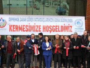Pazaryeri’nde Depremzedeler İçin Hayır Çarşısı Kuruldu