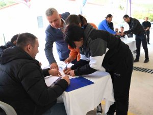 Çamyuva Kapalı Pazar Yerinin Kuraları Çekildi